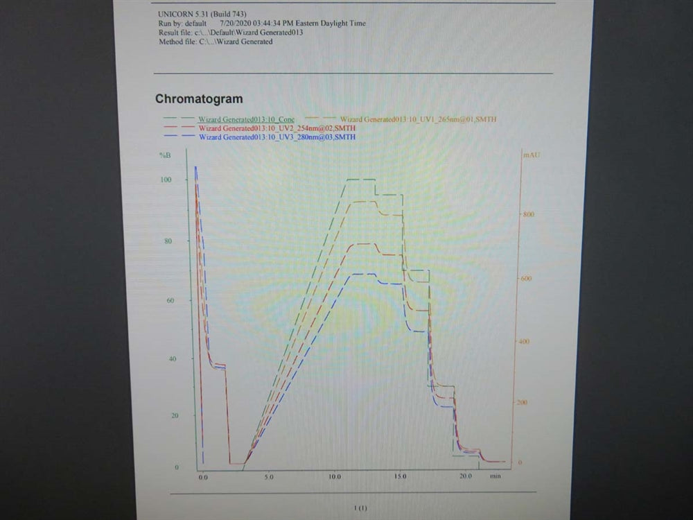 GE AKTA Purifier 10 FPLC System w/ UV-900 Detector