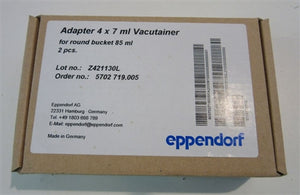 Eppendorf 4x7ml Adapters, Cat # 022639242 for A-4-38 (New)