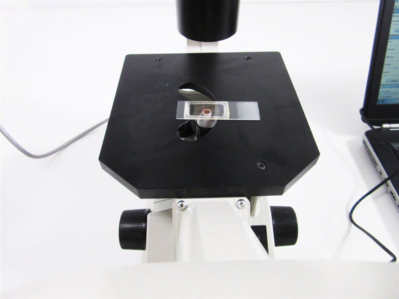 Nikon TMS Inverted Phase Contrast Microscope w/ Computer & Imaging Software