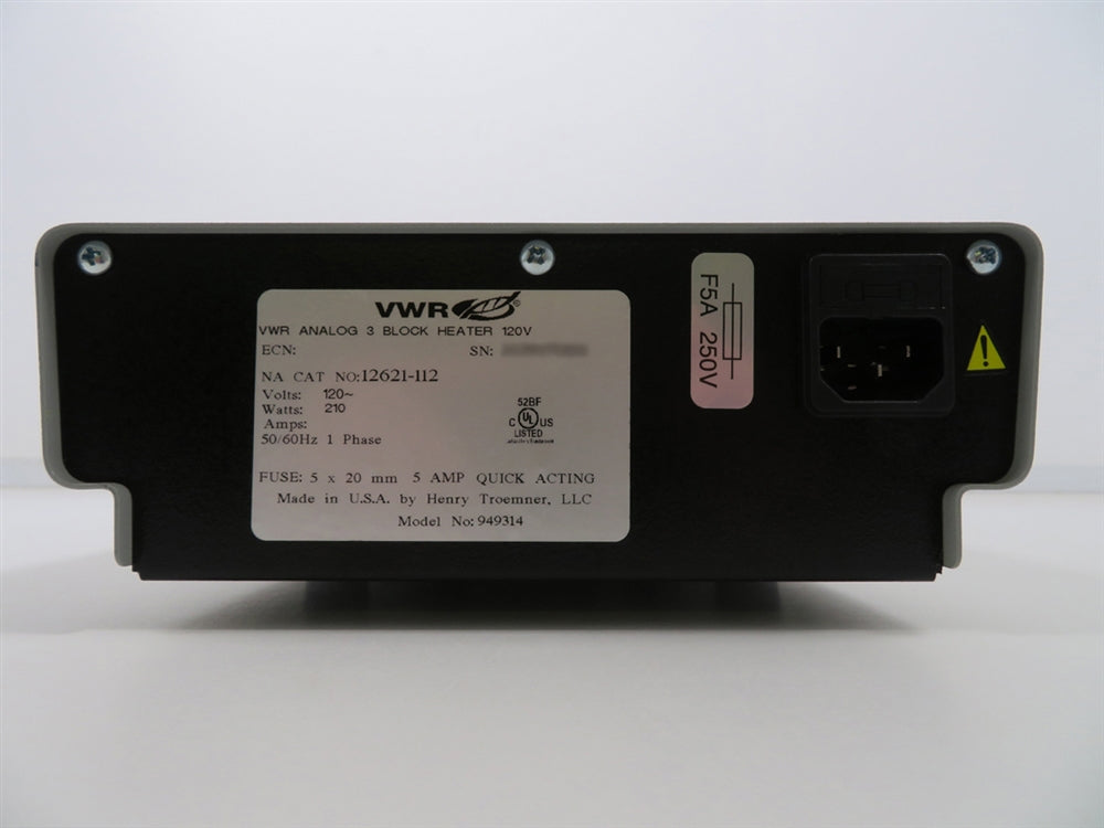 VWR Analog Multi Heat Block, cat# 12621-112