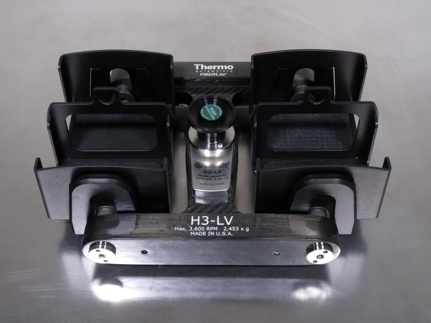 Thermo Scientific Fiberlite H3-LV Large Volume Swinging Bucket Rotor & Buckets