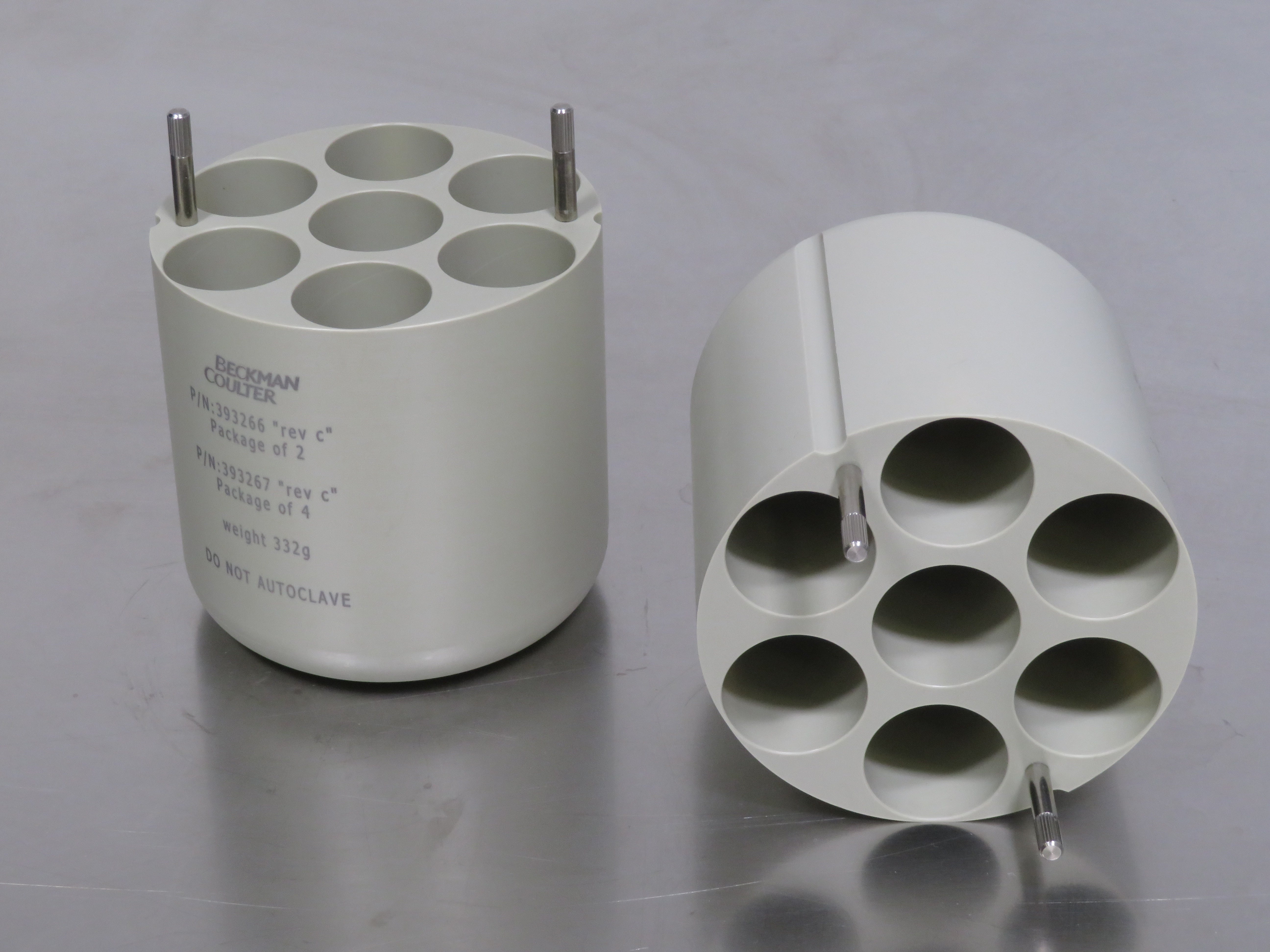 Beckman Coulter 7 x 50mL Conical Tube Adapters for SX4750 Rotors, Cat. # 393266