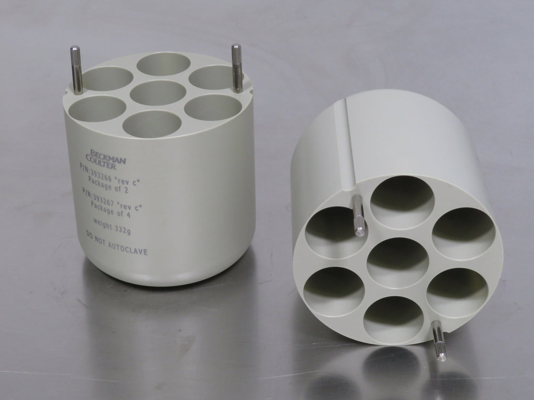 Beckman Coulter 7 x 50mL Conical Tube Adapters for SX4750 Rotors, Cat. # 393266