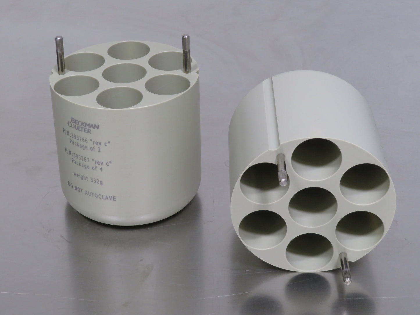 Beckman Coulter 7 x 50mL Conical Tube Adapters for SX4750 Rotors, Cat. # 393266
