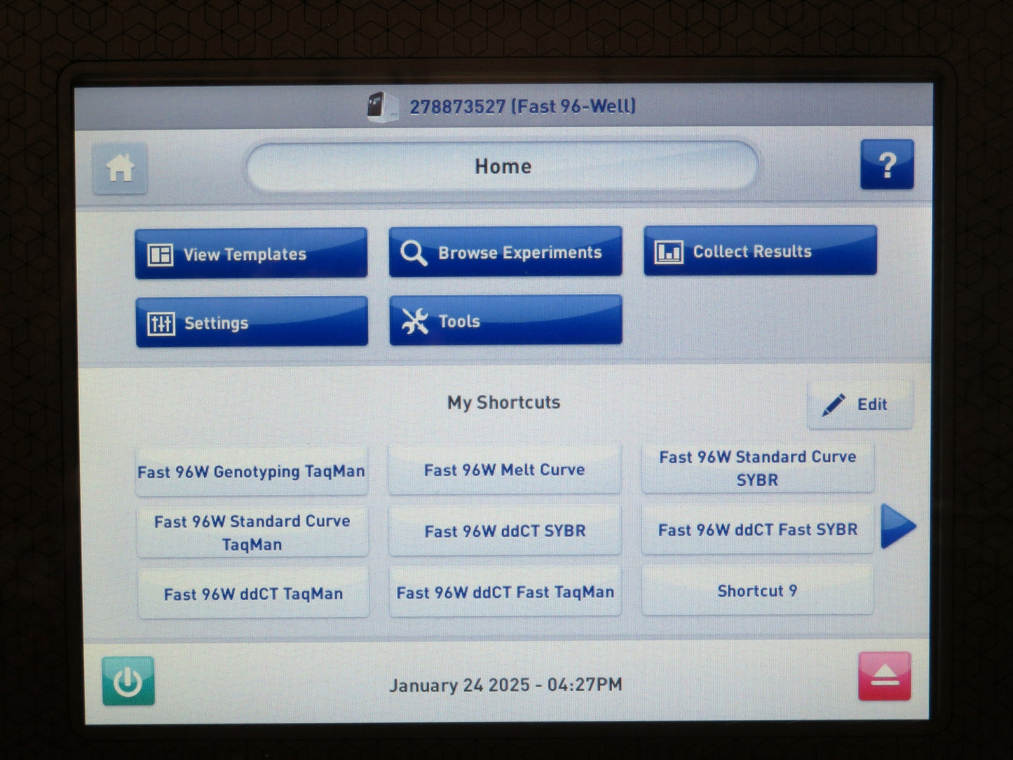 Applied Biosystems QuantStudio 7 Flex Real-Time PCR System w/ 96-Well Fast Sample Block