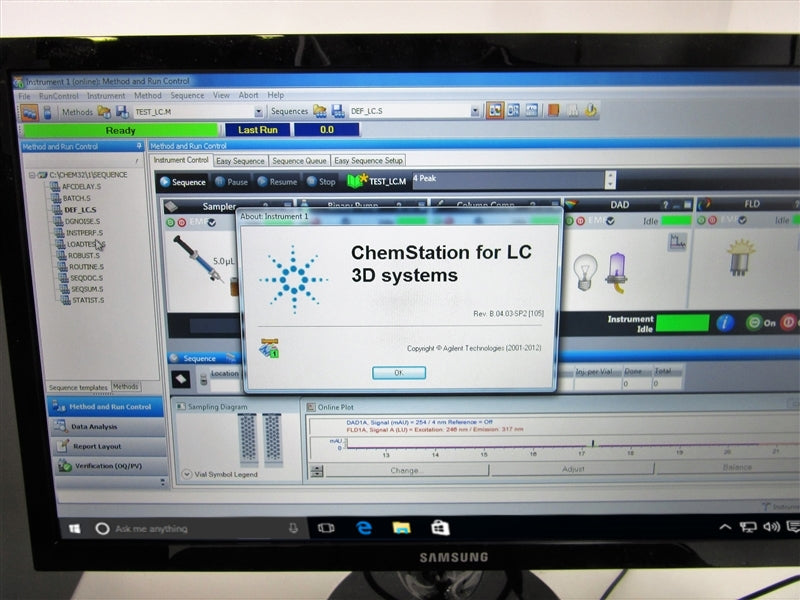 Agilent 1100 HPLC System w/ DAD & FLD Detectors