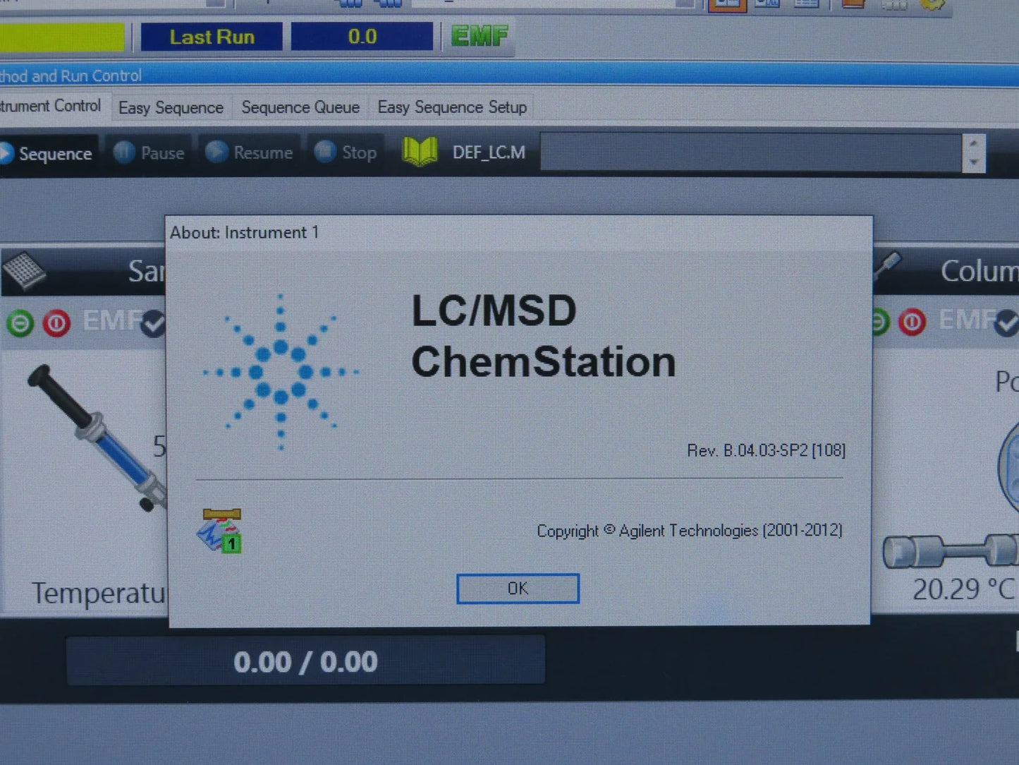 Agilent 6130A Single Quadrupole Mass Spectrometer w/ 1200 UPLC
