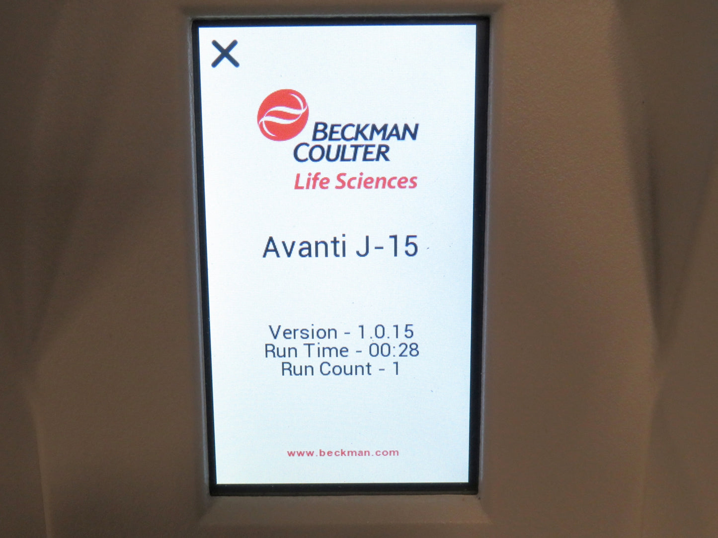 Beckman Coulter Avanti J-15 Centrifuge
