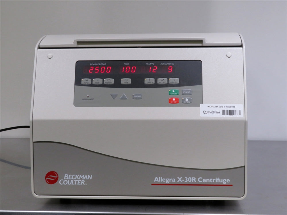 Beckman Coulter Allegra X-30R Refrigerated Centrifuge