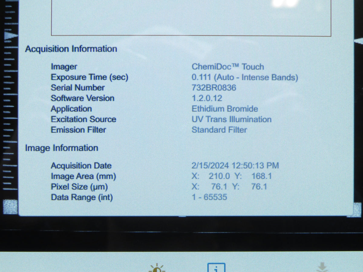 Biorad ChemiDoc Touch Imaging System