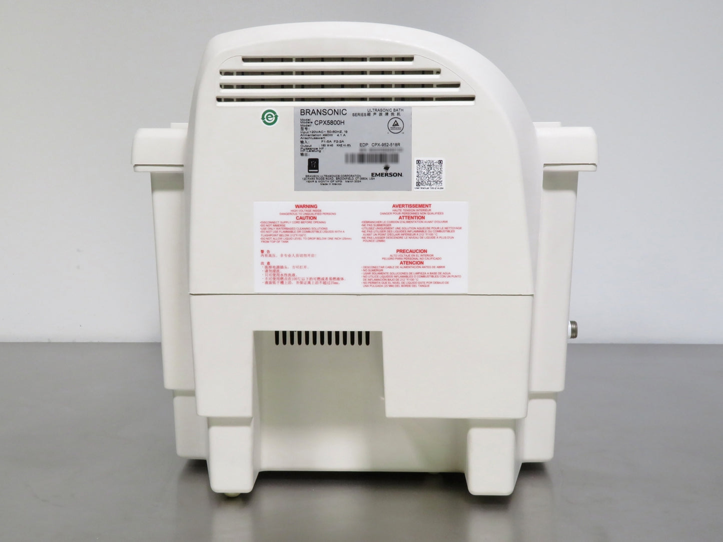 Branson CPX5800H Heated Ultrasonic Cleaner