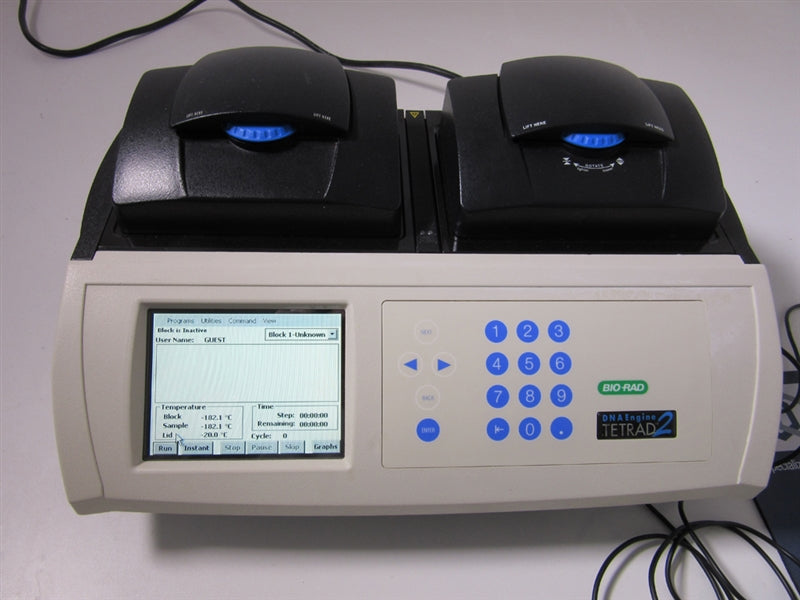 Bio Rad DNA Engine Tetrad 2 Thermal Cycler with 2 blocks