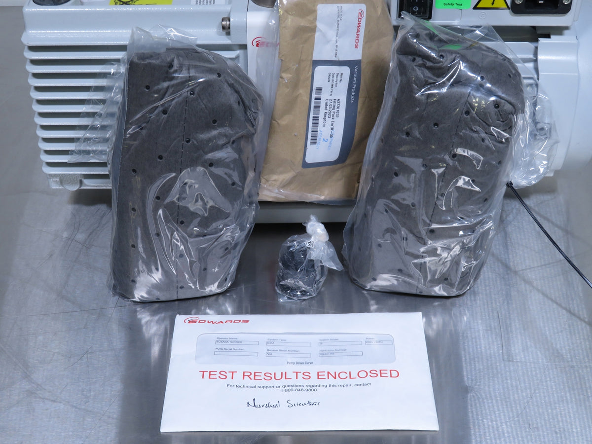 Edwards E2M18 Rotary Vane Vacuum Pump, Rebuilt