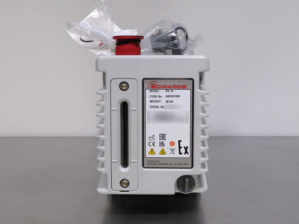 Edwards RV12 Rotary Vane Vacuum Pump, Rebuilt
