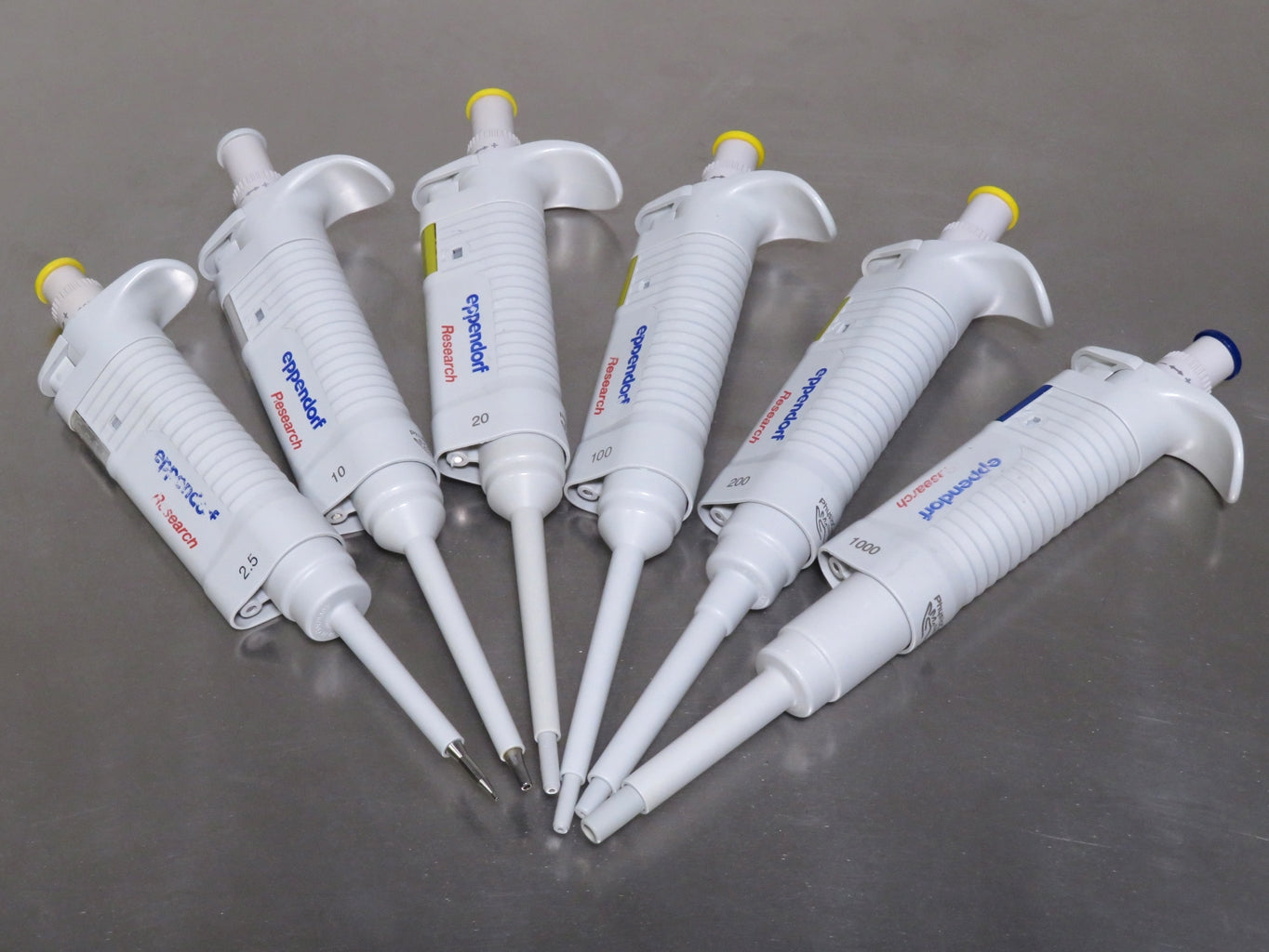 Eppendorf Research Pipette Set, 0.1 to 1000uL