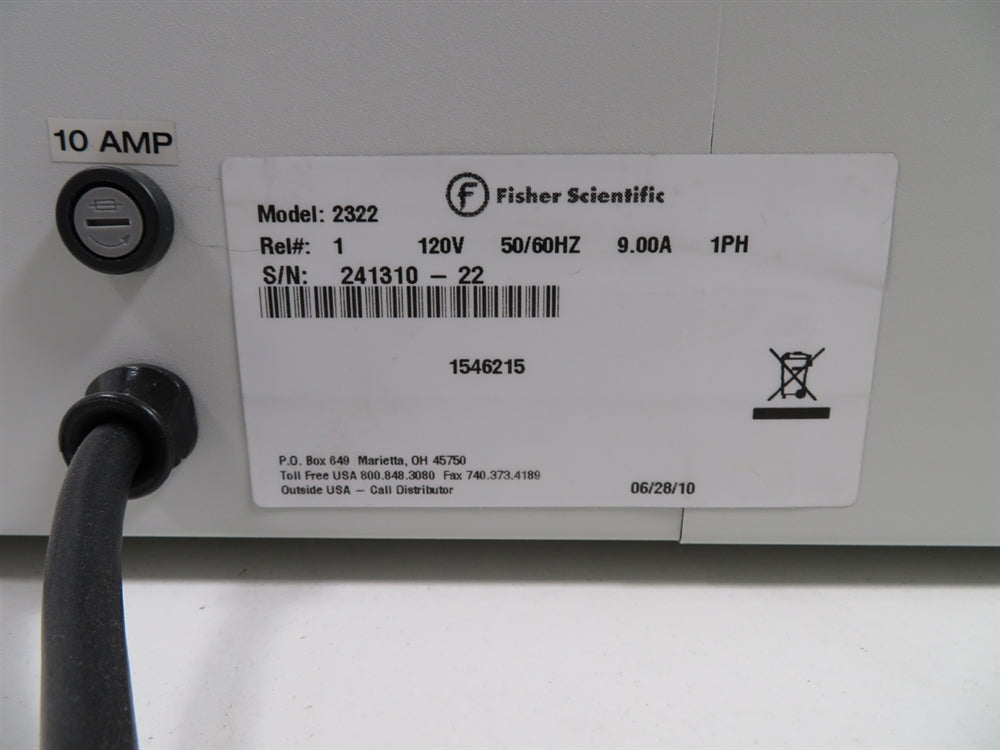 Fisher Scientific Isotemp Dual Digital Water Bath Model 2322