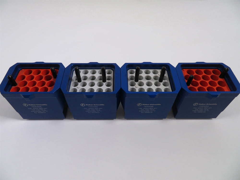 Fisher Scientific 75004393 Swing Bucket Rotor & 75004395 Rectangular Buckets