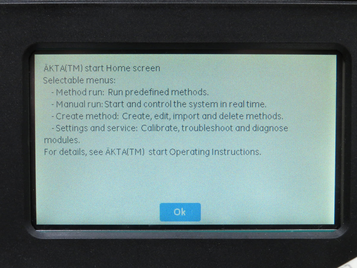 GE AKTA Start FPLC System
