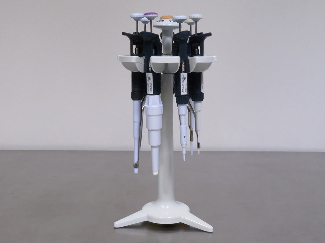 Gilson P10, P20, P100, 2 x P200, P1000, P10mL Pipette Set Classic Large Plunger