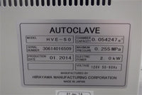 Hirayama HVE-50 Autoclave Sterilizer thumbnail 8
