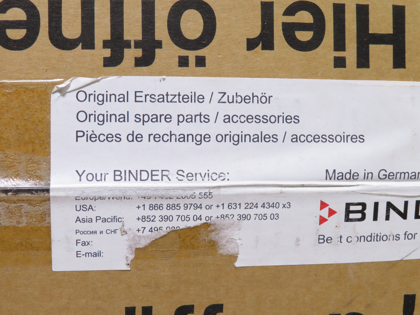 Binder KBF 240 Humidity Test Chamber