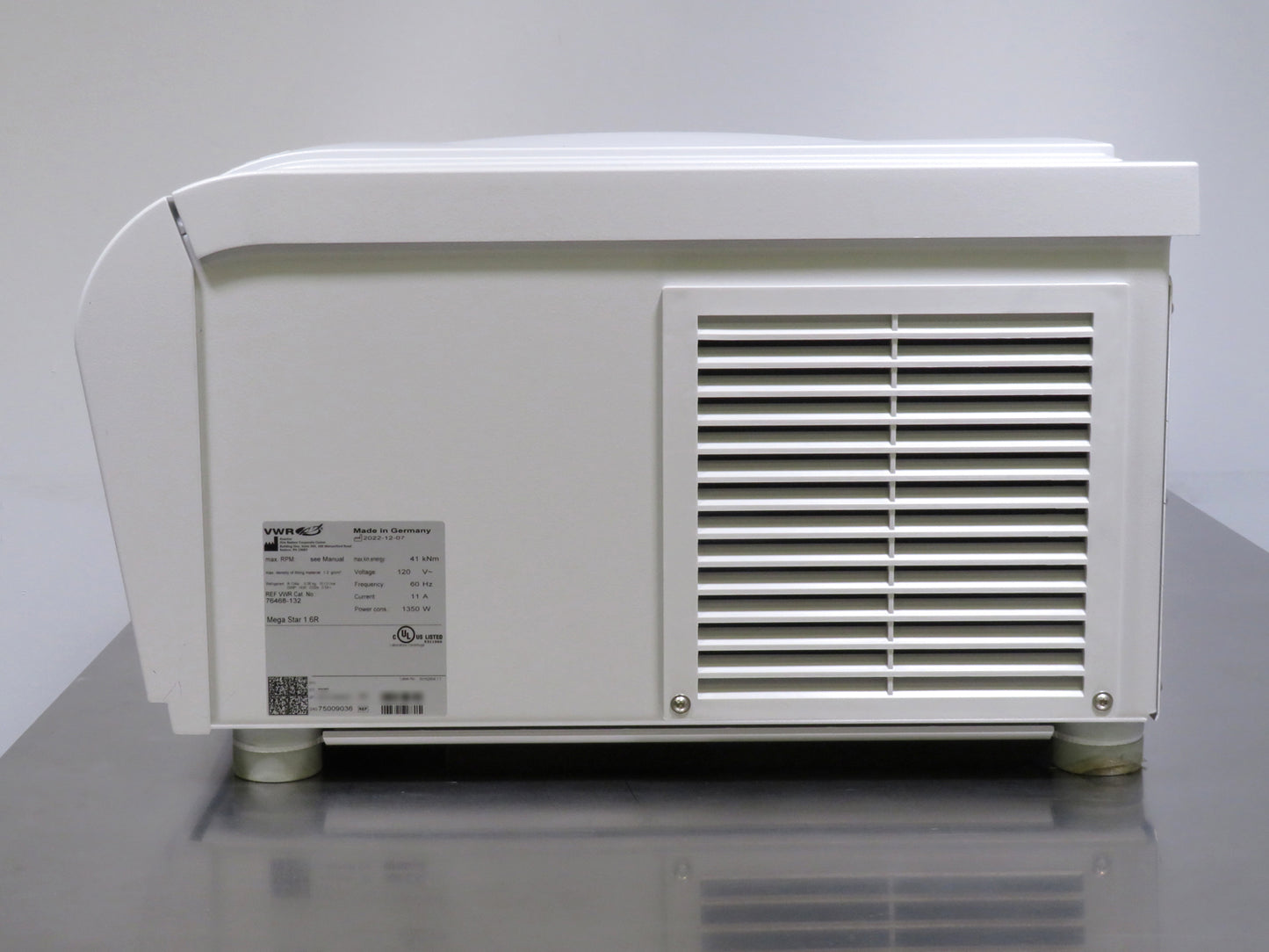 VWR Mega Star 1.6R Refrigerated Centrifuge