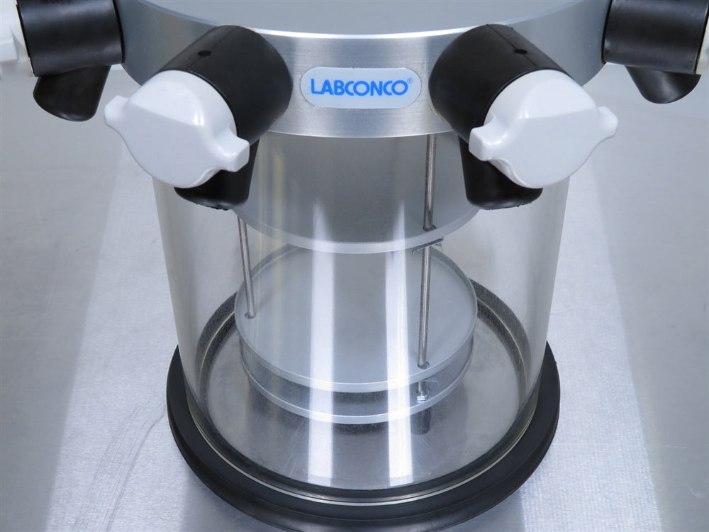 Labconco Small Clear Chamber w/ Valves and Shelves