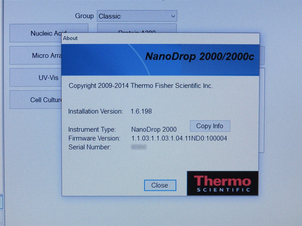 Thermo Scientific NanoDrop 2000 Spectrophotometer