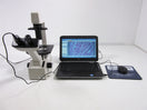 Nikon TMS Inverted Phase Contrast Microscope w/ Computer & Imaging Software