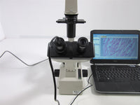 Nikon TMS Inverted Phase Contrast Microscope w/ Computer & Imaging Software thumbnail 2