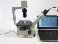 Nikon TMS Inverted Phase Contrast Microscope w/ Computer & Imaging Software thumbnail 5