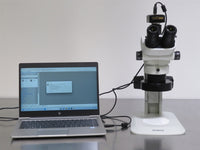 Olympus SZ61 Stereo Microscope w/ Computer & Imaging Software thumbnail 1