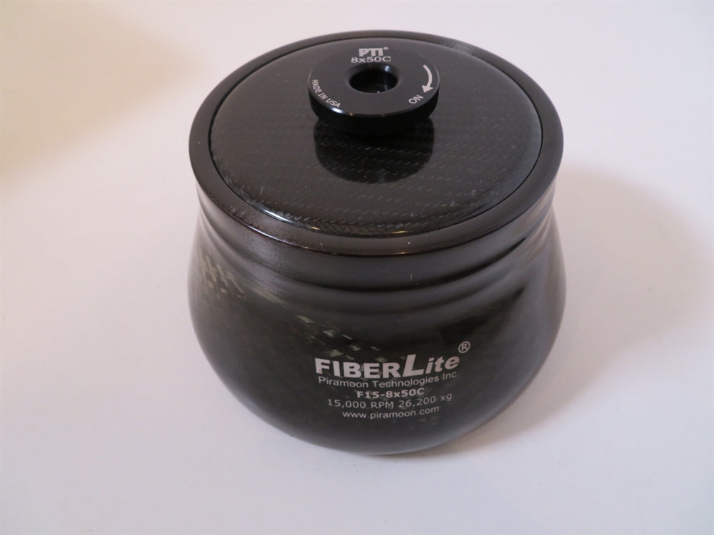 Piramoon FiberLite F15-8x50c Fixed Angle Rotor for Sorvall Floor Model Centrifuges