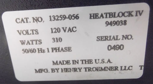 VWR Digital Multi Heat Block, cat # 13259-056
