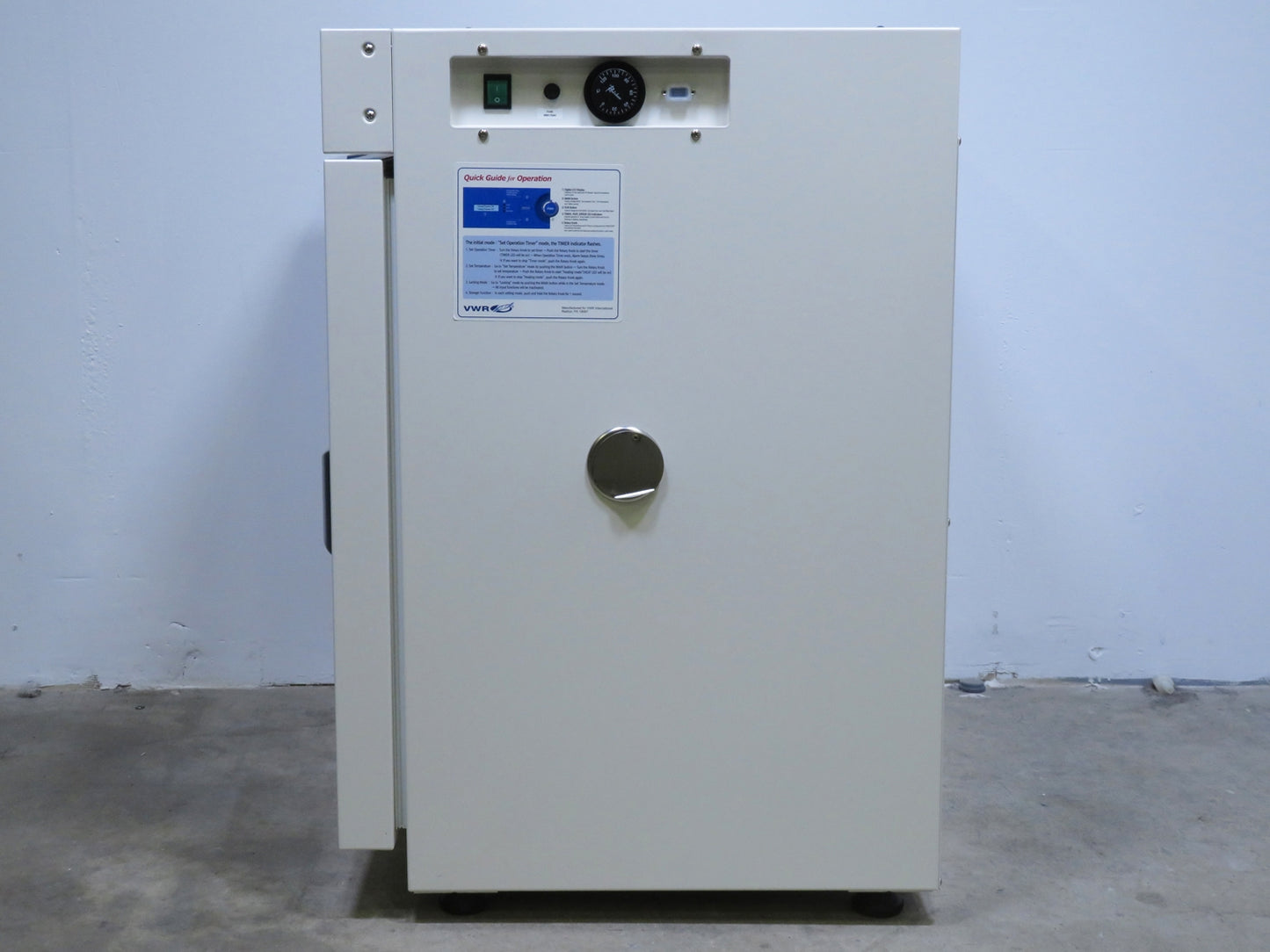 VWR Gravity Convection Incubator, Cat. #: 414005-132