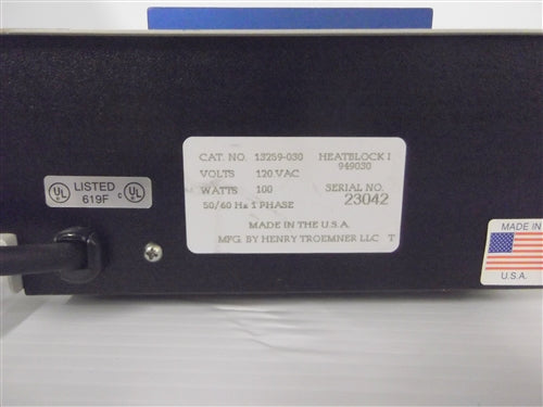VWR Analog Heat Block, Cat. No. 13259-030