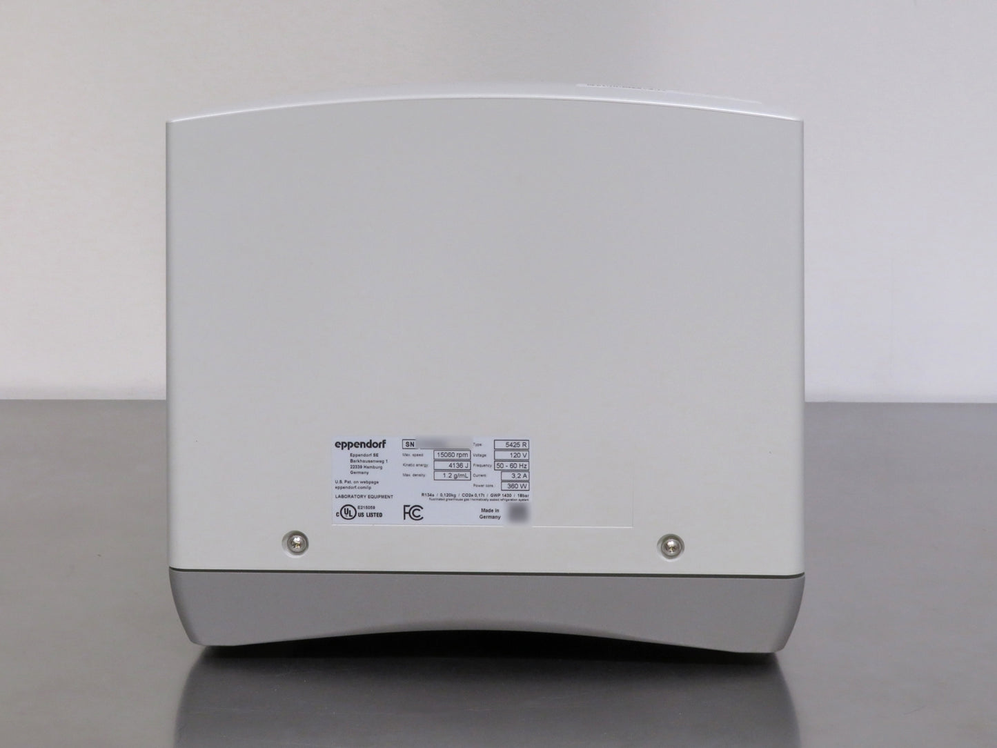 Eppendorf 5425R Refrigerated Centrifuge w/ Keypad